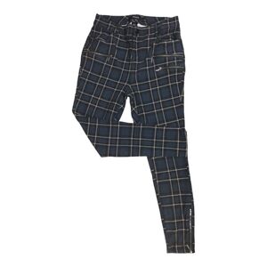 Torrid Cropped Punk-Inspired Plaid Zipper Embellished Jegging